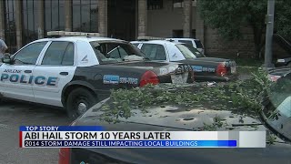 Repair continues for buildings damaged by 2014 Abilene hail storm
