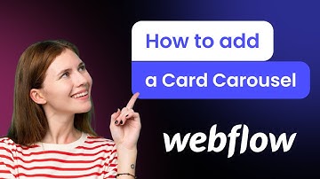 How to add a Card Carousel to Webflow