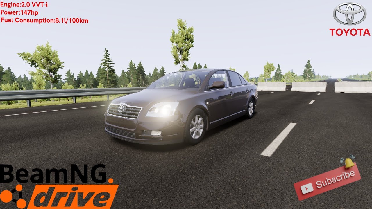 BeamNG Drive - Toyota Avensis II