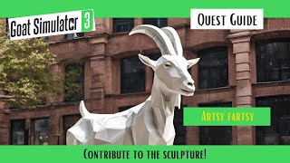 Goat Simulator 3 - Event - Artsy Fartsy - How To Contribute To The Sculpture
