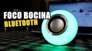Foco, lampara bocina bluetooth Gadget Chido