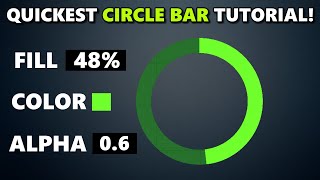 Create a Circular Progress Bar In 2 Minutes!