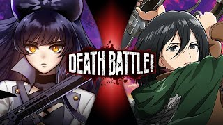Blake VS Mikasa (RWBY VS Attack on Titan) | DEATH BATTLE!
