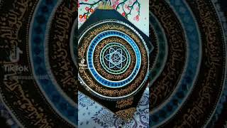 Mandala art mirror work on canvas #3dcalligraphy #artistsoftiktok #artworks