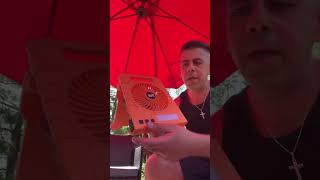 Solar portable fan #shorts