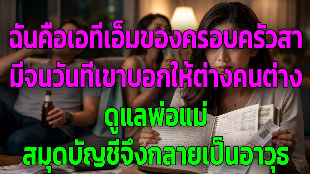 ฉันคือเอทีเอ็มของครอบครัวสามี จนวันที่เขาบอกให้ต่างคนต่างดูแลพ่อแม่ สมุดบัญชีจึงกลายเป็นอาวุธ
