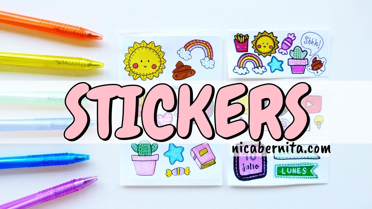 DIY HANDMADE PLANNER STICKERS + KAWAII PEN POT / RECYCLED PENCIL