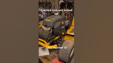 Freebie  Cub Cadet with a locked up engine. Let’s repower it!#smallenginerepair #mechanic #cubcadet