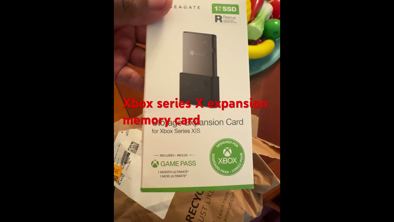 Xbox series X expansion memory card