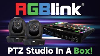 Create Stunning Videos with RGBlink's Two vue 20x PTZ Cameras and mini-mx Streaming Video Mixer Kit!