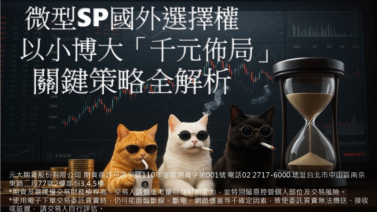 微SP國外選擇權以小博大「千元佈局」關鍵策略全解析