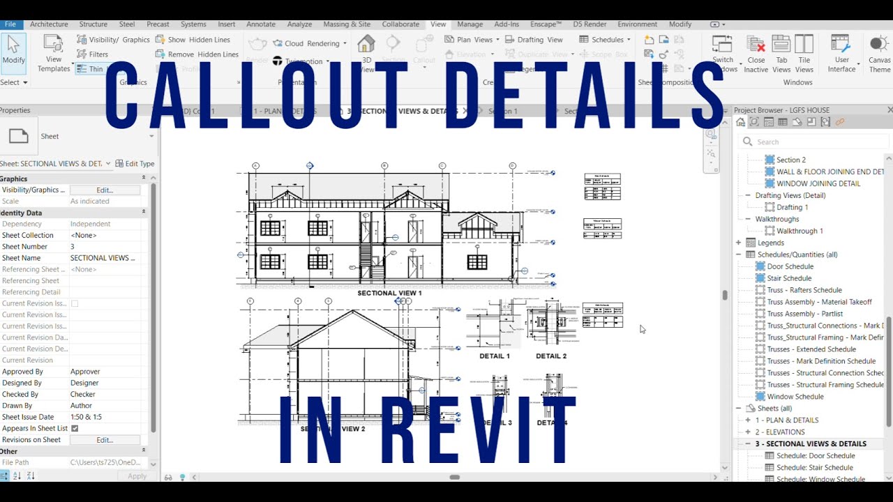 Detailed Callouts in Revit