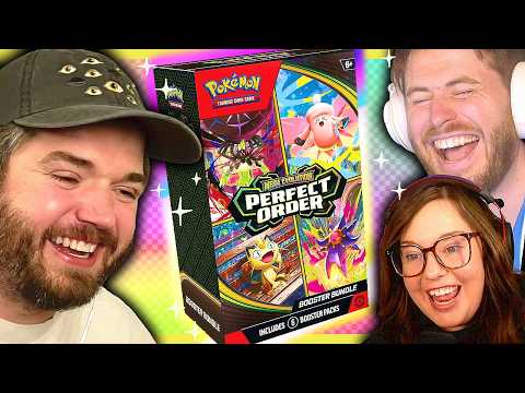 Perfect Order is Perfect to Me! Opening Pokemom Cards w/ The Crew!