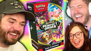 Perfect Order is Perfect to Me! Opening Pokemom Cards w/ The Crew!