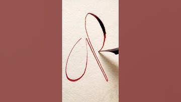 Mastering the P Letter in CALLIGRAPHY Made Easy! #calligraphy #moderncalligraphy#shorts