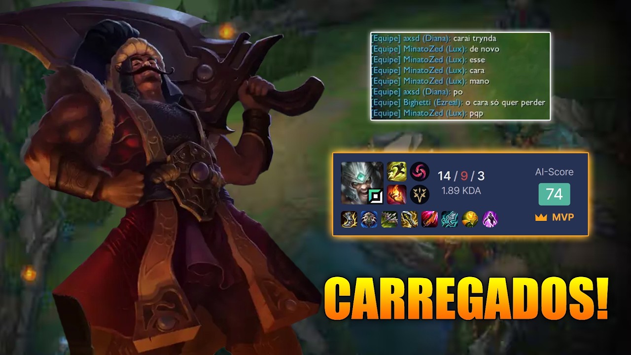 MEU TIME ACHOU QUE EU TAVA TROLLANDO, ENTÃO EU FUI LÁ E CARREGUEI ELES