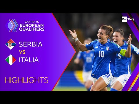 Video Serbia - Italia 0-6: gli Highlights | Qualificazioni Mondiali femminili 2027