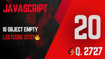 2727. Is Object Empty? | One-Liner JavaScript Trick