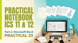 Practical Notebook: Microsoft Word - Practical 23