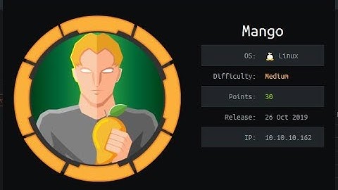 Hackthebox  Mango Walkthrough