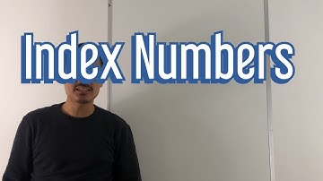 Index Numbers - A Level Business