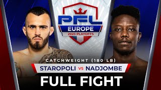 Laureano Staropoli vs Baba Boundjou Nadjombe | PFL Paris