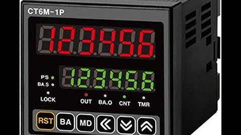 autonics counter meter