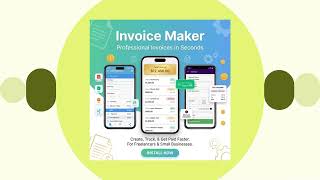 Invoice Maker for android. Generate beautiful invoice in few steps using builtin Invoice Templates.
