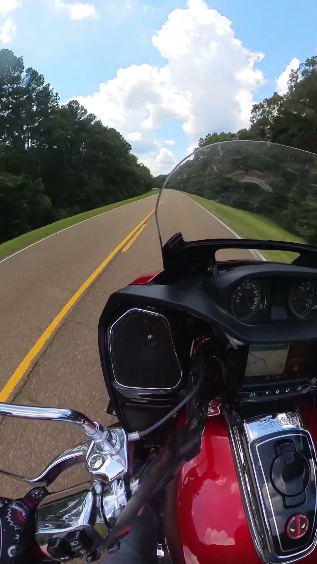Took a nice 100 plus mile cruise down the #Natchez Trace Parkway today ...