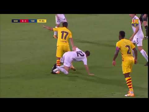 سلسلة مراوغات رائعة من ترينكاو لاعب برشلونة الجديد