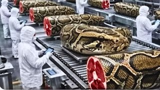 Inside a Modern Python Meat Factory: The Shocking Process You’ve Never Seen