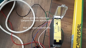 Schmersal SLC440COM Güvenlik Işık Perdesinin otomatik reset ayarı nasıl yapılır?