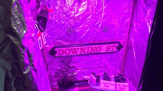 We got some new stuff in the tent and a volcano 🌋 🔥