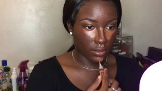 Fall Makeup Tutorial for Dark Skin | Highlighting &amp; Contouring