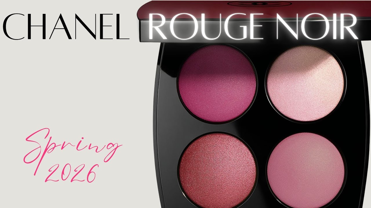 Chanel Rouge Noir Spring 2026 - CONFIDENCE Swatches - IN 4K!