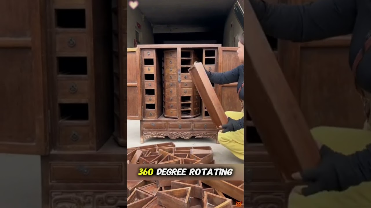 Этот антикварный шкаф скрывает секрет 