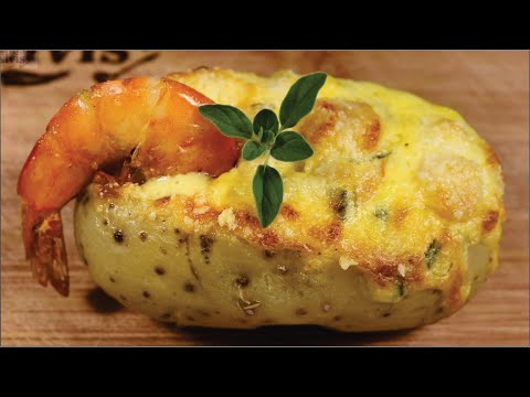 BATATA RECHEADA com CAMARÃO CREMOSO | receita ESPECIAL | como fazer