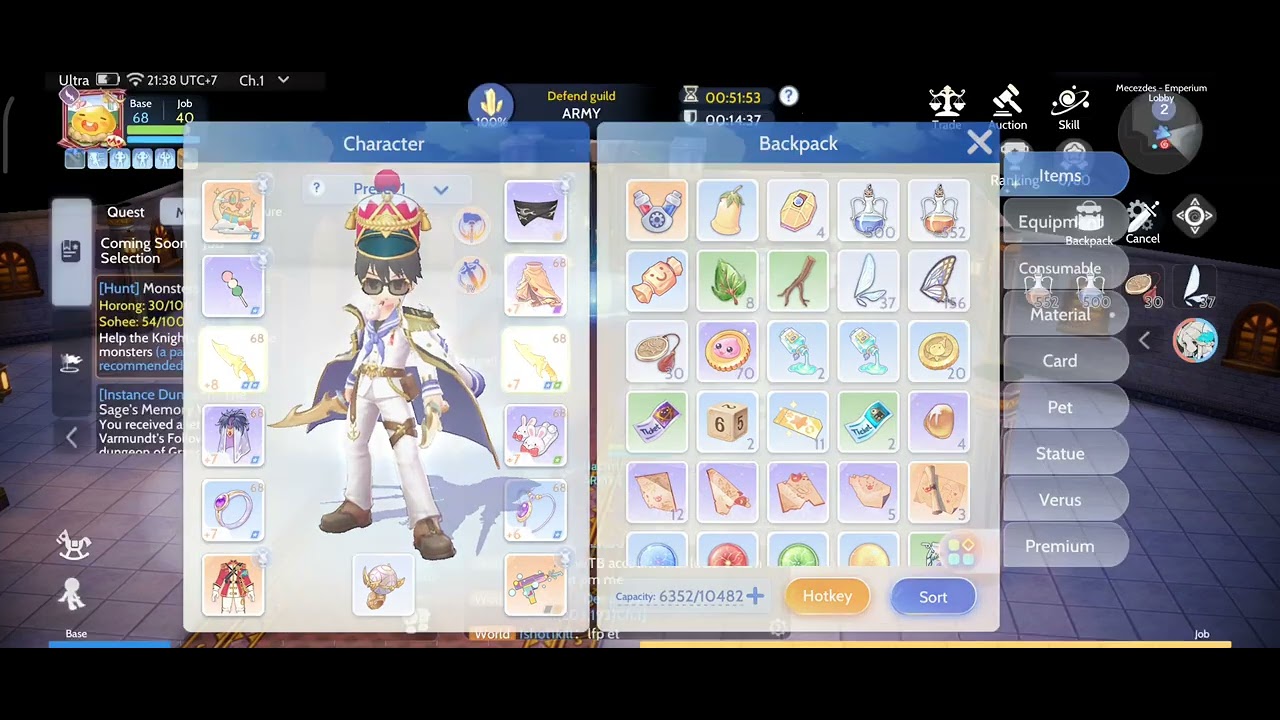 RAGNAROK ORIGIN: FIRST WAR OF EMPERIUM (ARMY GUILD - ORC 10 SERVER ...