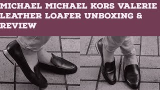 michael michael kors valerie leather loafer