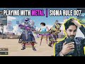 Playing with METAL 😮 Sigma Rule 007 😂 metal memes