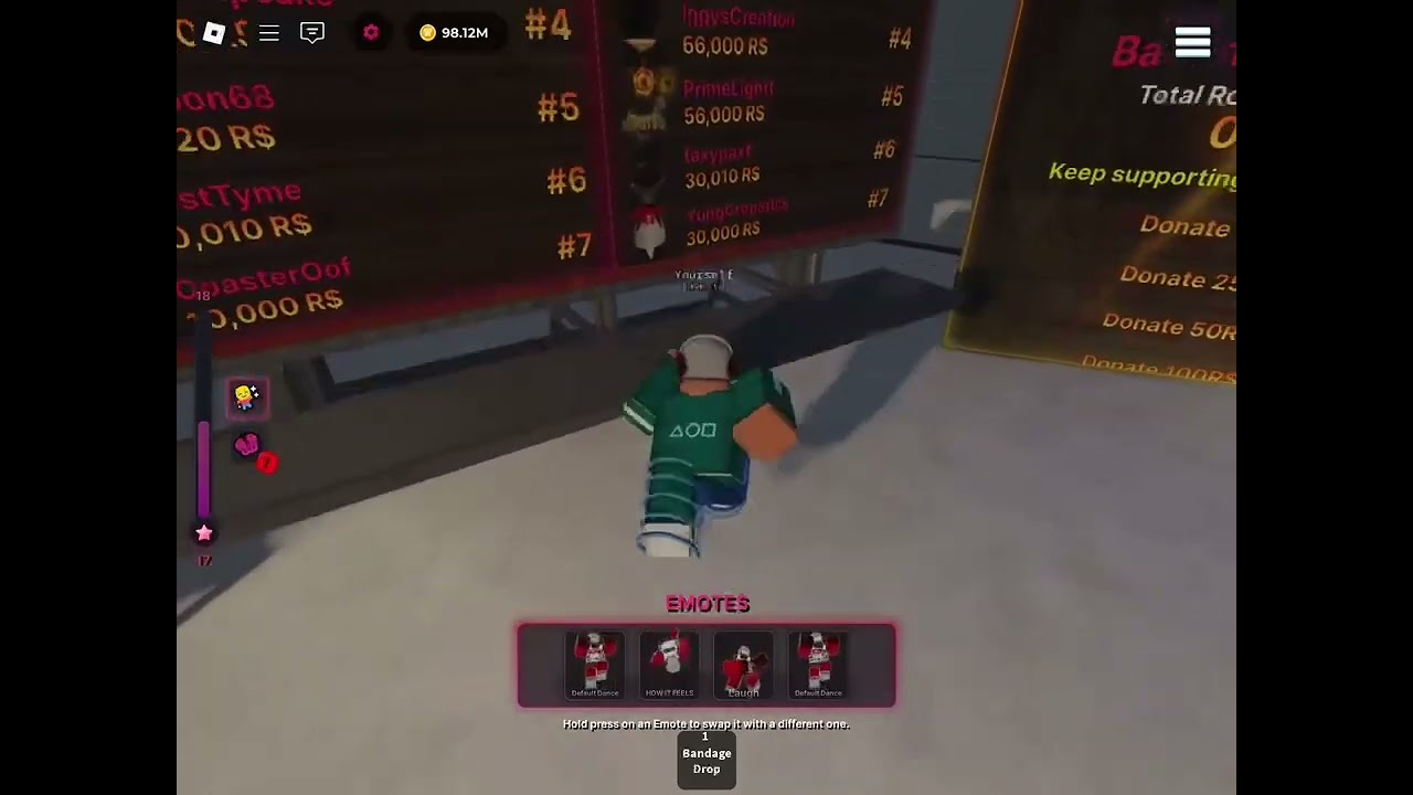 “HOW IT FEELS” emote Heroes Battlegrounds/HBG/Ink Game extended