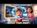 Brush Brush Sparkle Teeth  Toddler Brushing Song  Healthy Habits Nursery Rhyme