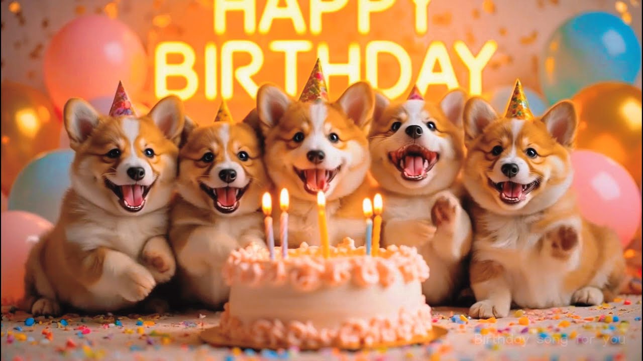 🐶Happy Birthday Remix Song 🎶 Cute Puppy Band | 귀여운 강아지 밴드의 생일축하 리믹스🎂