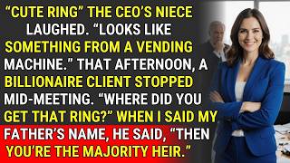 CEO's Niece Mocked My Ring—Until a Billionaire Revealed I Was the Heir ♟️