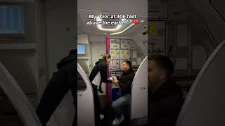 My YES' at 30k feet above the earth #travel