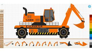 Building a Wheel Excavator  in Labo Simulator screenshot 2