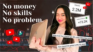 How To Start A Youtube Channel With No Money Skills Or Talent Giveaway 2021