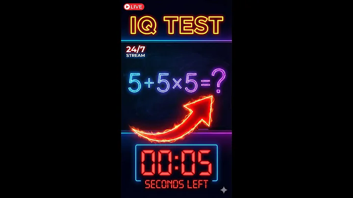 🧠 Only 1% Pass This IQ Test LIVE 😱 | 24/7