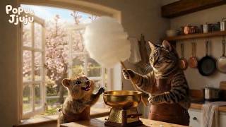EP6: Spring Cloud Cotton Candy | The Disappearing Magic | Cozy Kitchen ASMR