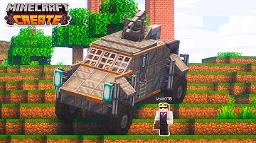 Как сделать РАБОЧУЮ МАШИНУ (из factorio) в Майнкрафт Create